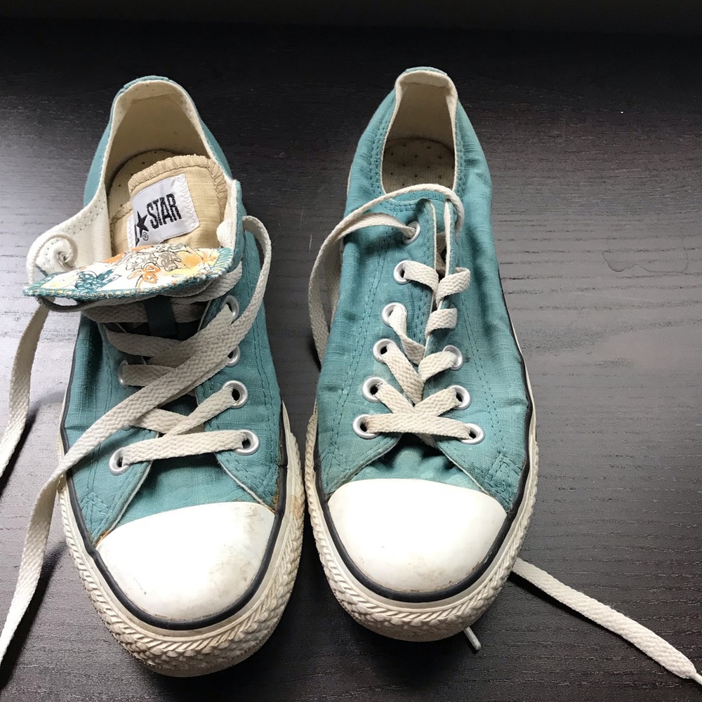 Teal Converse